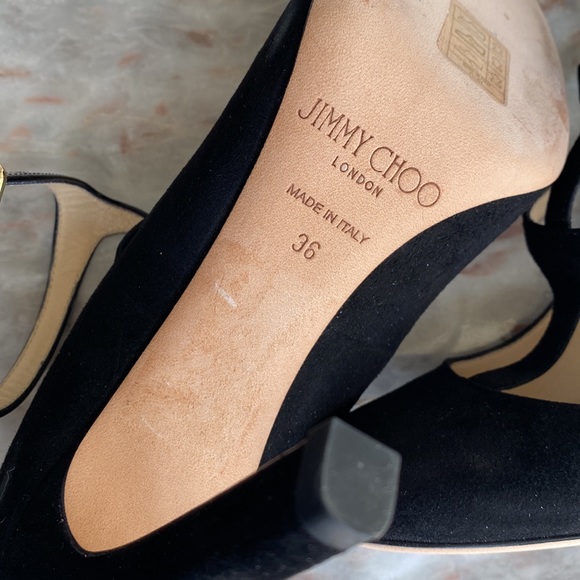 JIMMY CHOO 🖤Suede Black Evening/business 🖤Beautiful Shoes! 🖤 - Picture 4 of 4